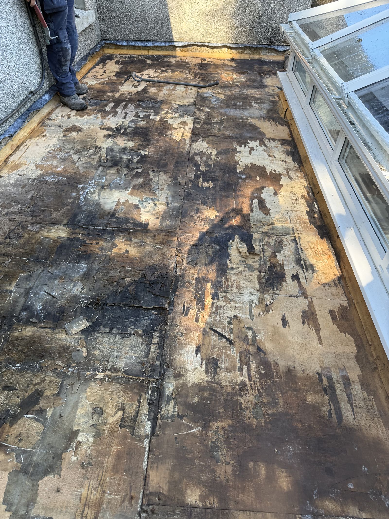 Before: Failed Flat Roof, Co. Armagh