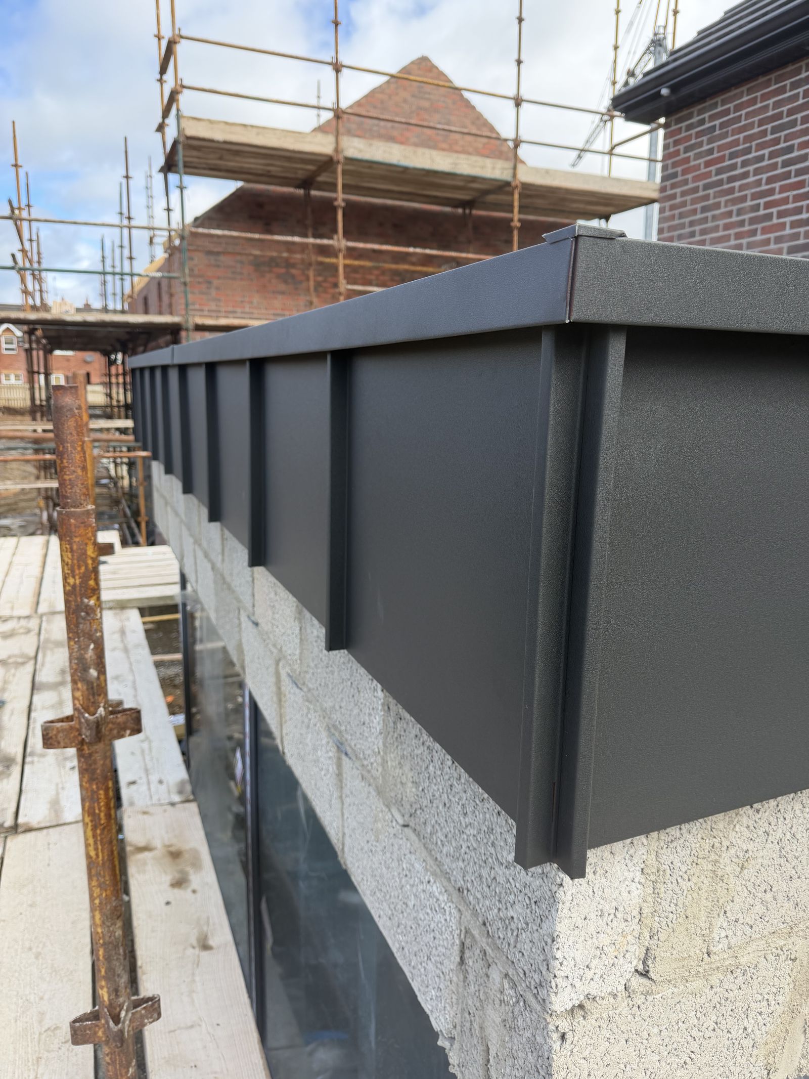 Standing Seam Parapet Capping, Co. Armagh